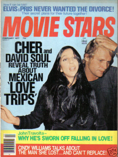 MOVIE STARS magazine side cover Issue 435 February 1977