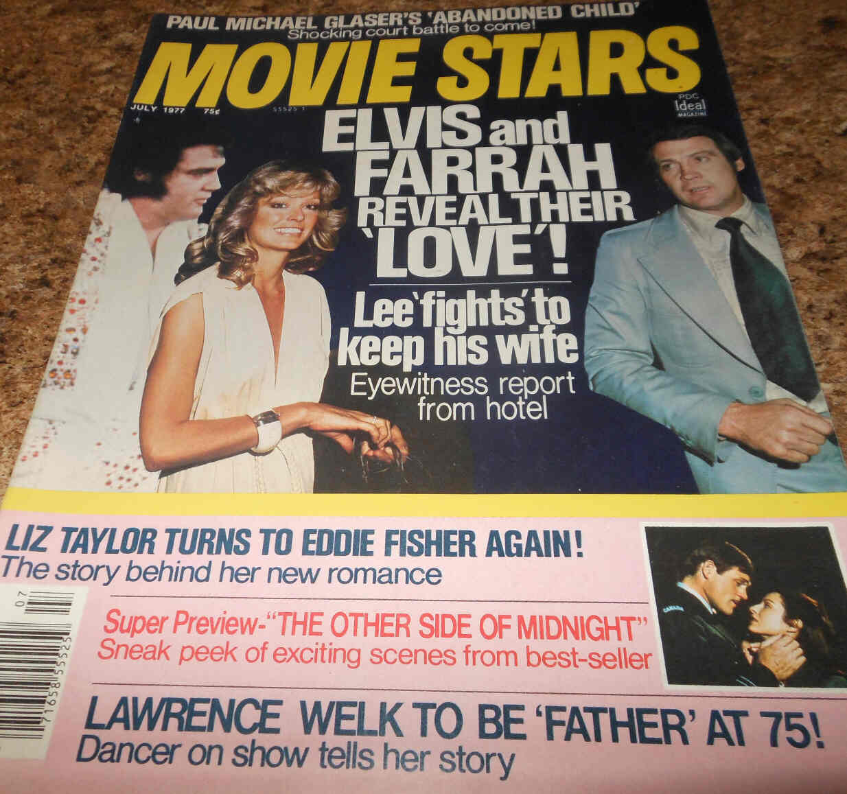 MOVIE STARS magazine side cover Issue 440 July 1977