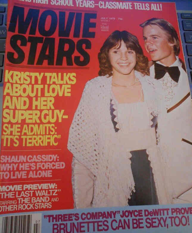 MOVIE STARS magazine side cover Issue 452 July 1978
