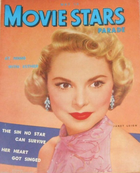 MOVIE STARS PARADE (AU) magazine side cover  May 1955