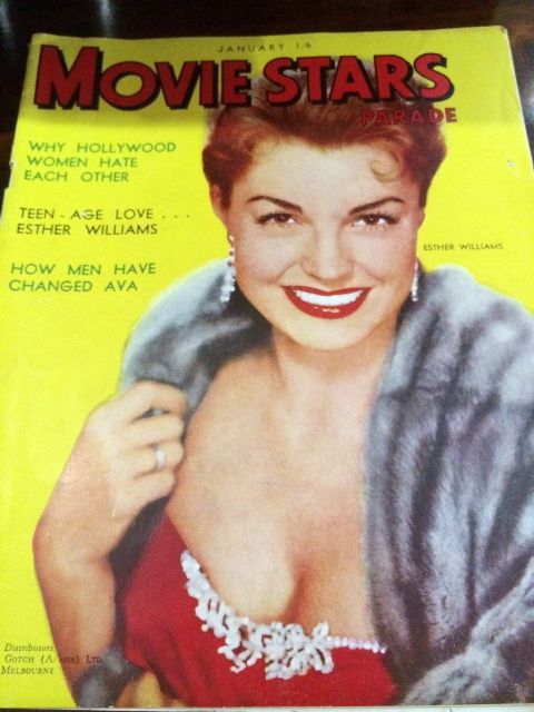 MOVIE STARS PARADE (AU) magazine side cover  Vol 1 # 7 January 1955