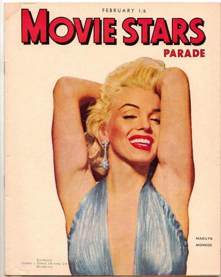 MOVIE STARS PARADE (AU) magazine side cover February 1955