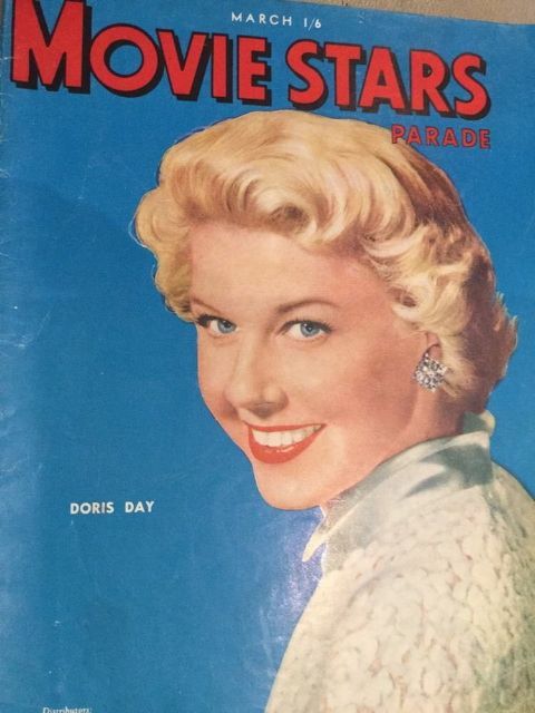 MOVIE STARS PARADE (AU) magazine side cover March 1955