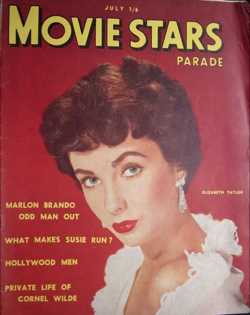 MOVIE STARS PARADE (AU) magazine side cover July 1955