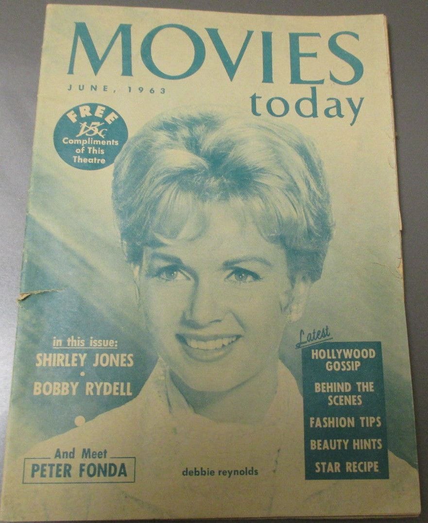 MOVIES TODAY magazine side cover June 1963