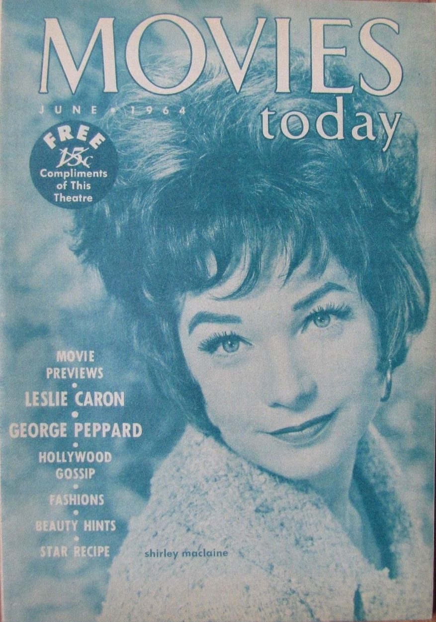 MOVIES TODAY magazine side cover June 1964