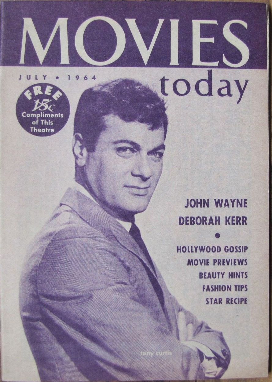 MOVIES TODAY magazine side cover July 1964