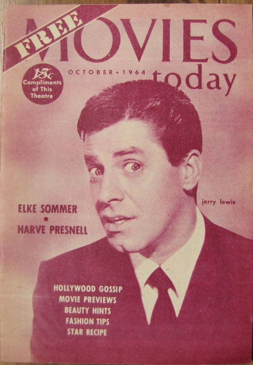 MOVIES TODAY magazine side cover October 1964
