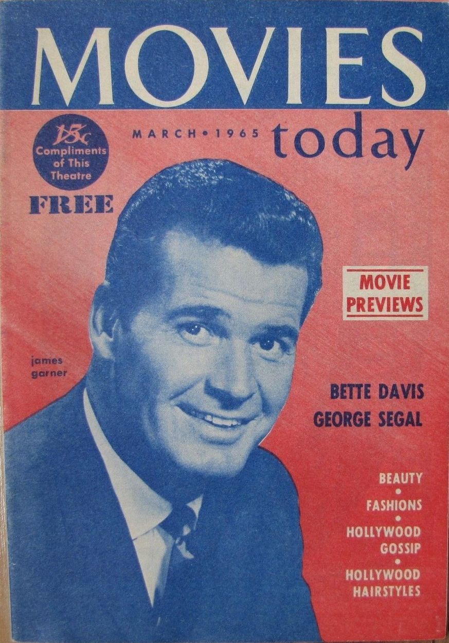 MOVIES TODAY magazine side cover March 1965