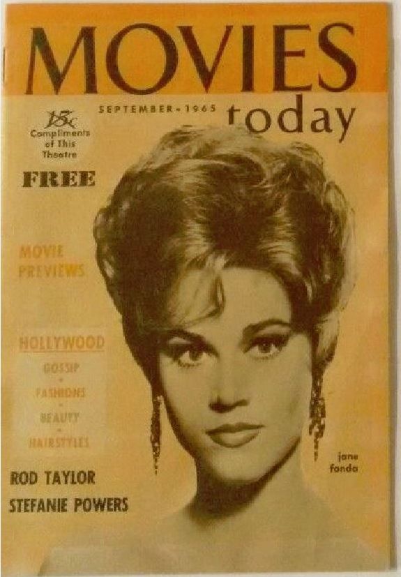 MOVIES TODAY magazine side cover September 1965