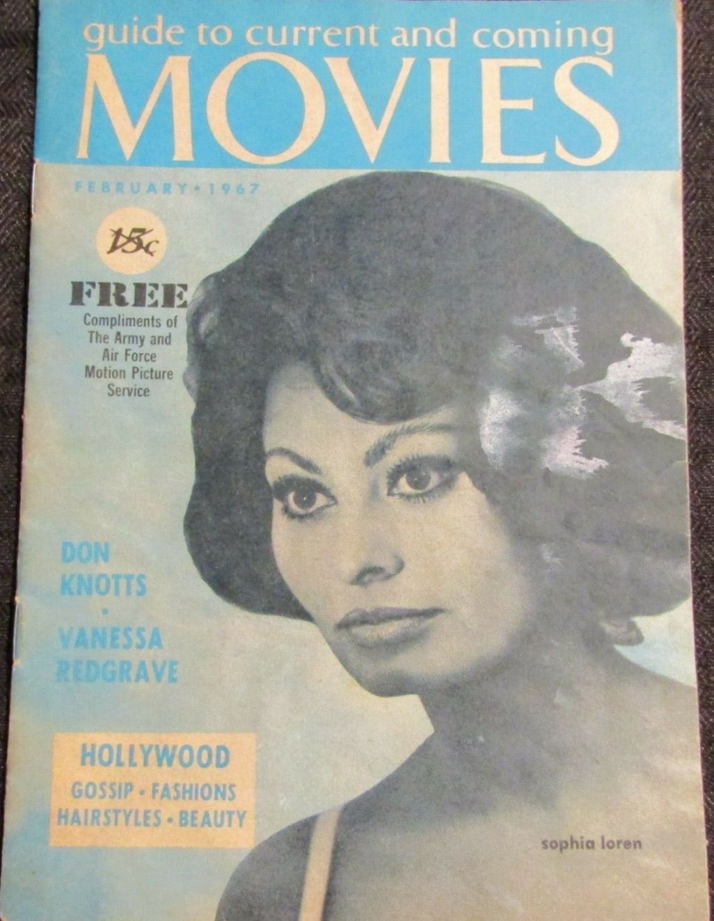 MOVIES TODAY magazine side cover  February 1967
