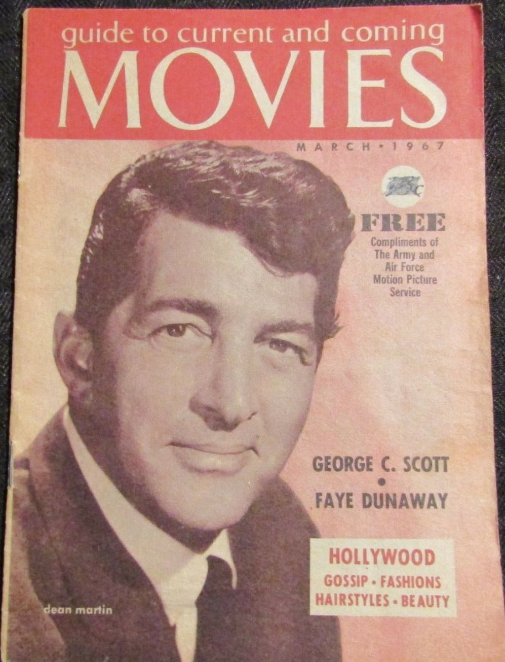MOVIES TODAY magazine side cover  March 1967