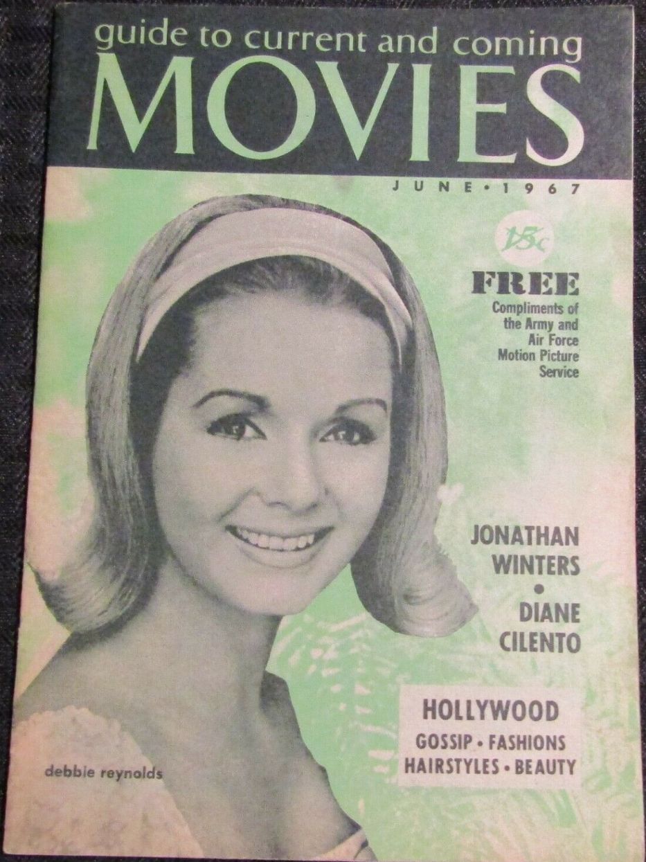 MOVIES TODAY magazine side cover  June 1967