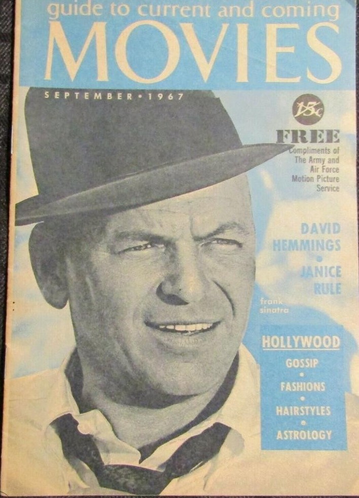 MOVIES TODAY magazine side cover  September 1967