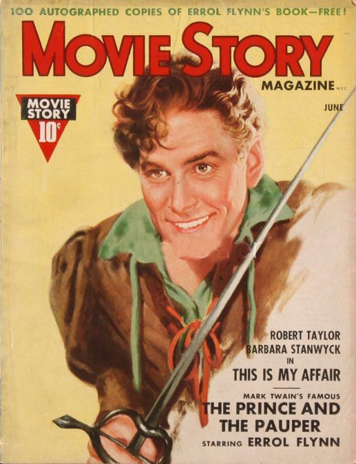 MOVIE STORY magazine side cover June 1937