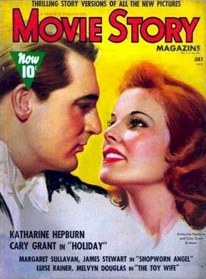 MOVIE STORY magazine side cover July 1938
