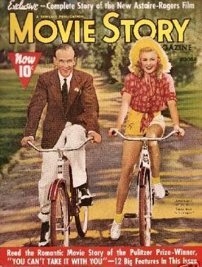 MOVIE STORY magazine side cover October 1938