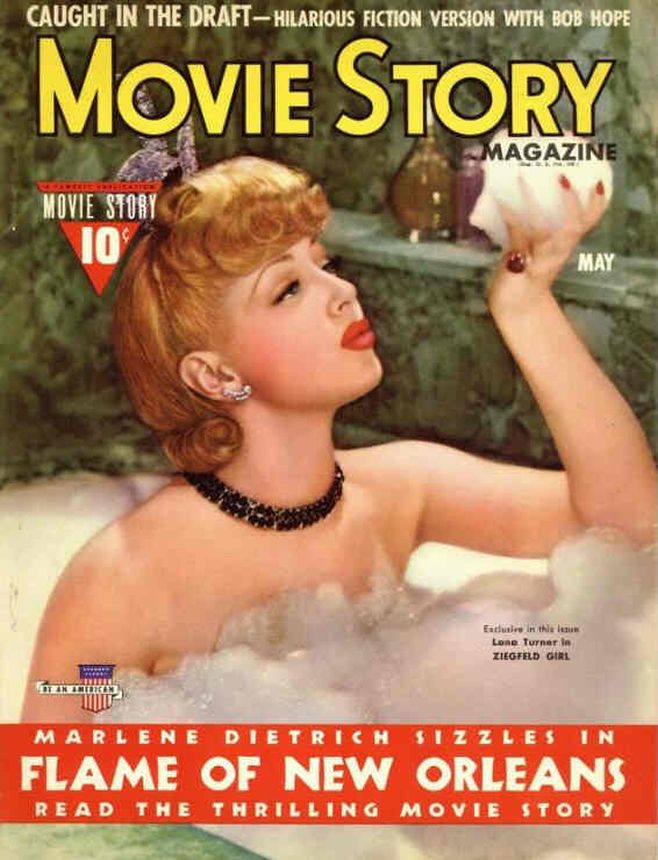 MOVIE STORY magazine side cover May 1941