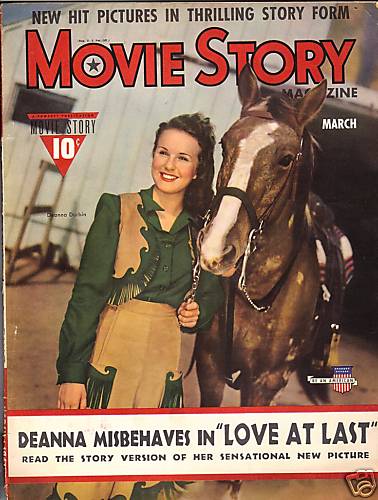 MOVIE STORY magazine side cover September 1941