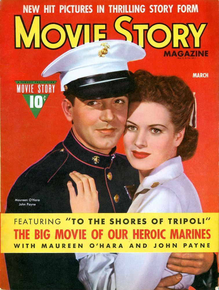 MOVIE STORY magazine side cover March 1942