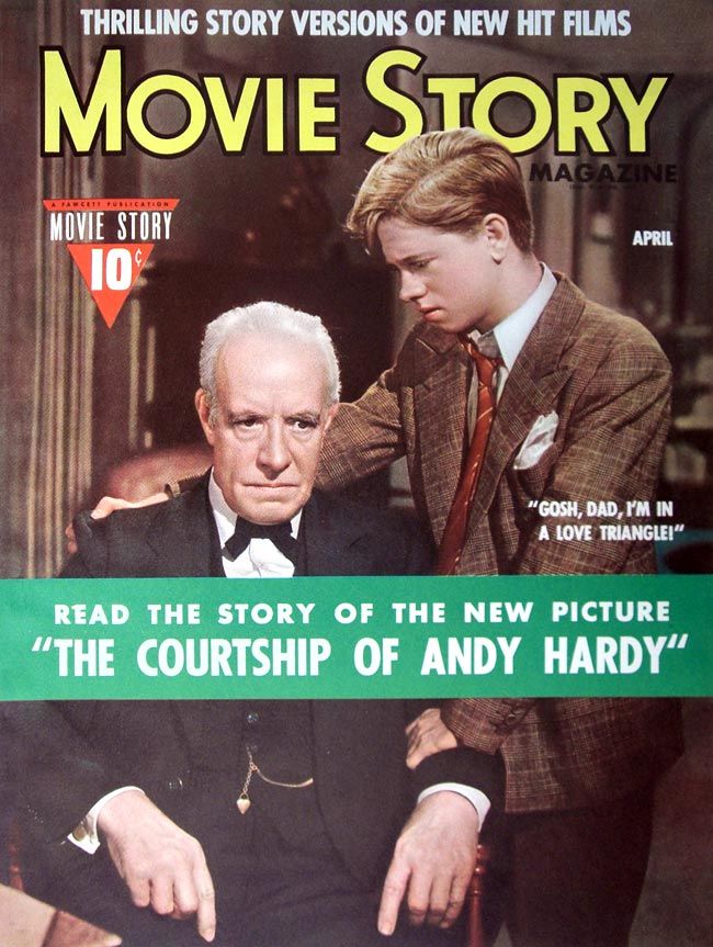 MOVIE STORY magazine side cover April 1942