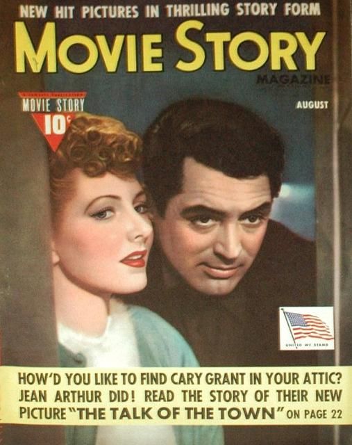 MOVIE STORY magazine side cover August 1942