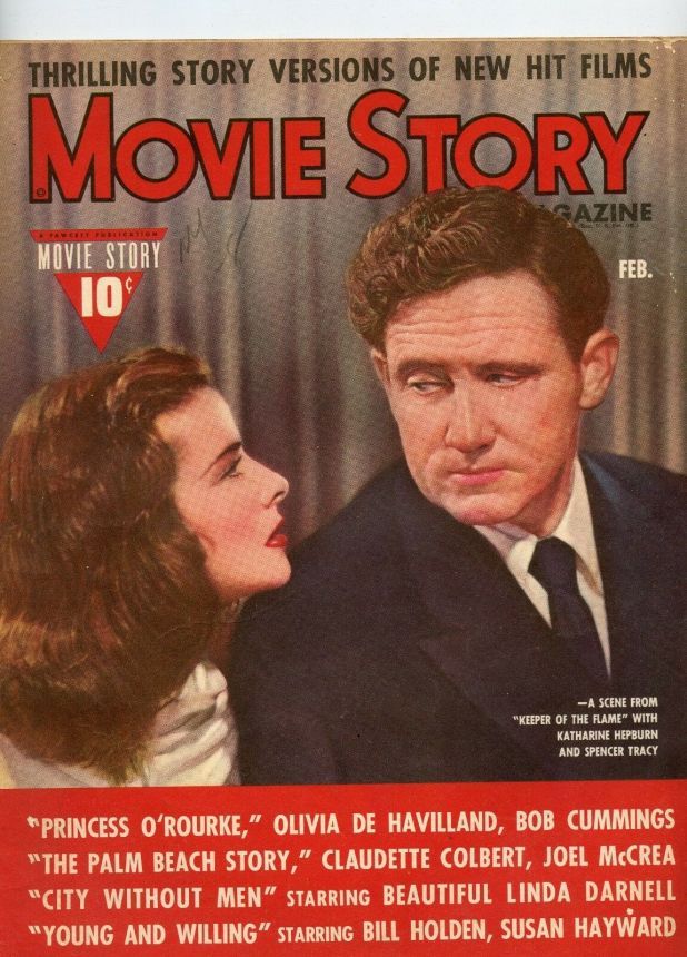 MOVIE STORY magazine side cover February 1943