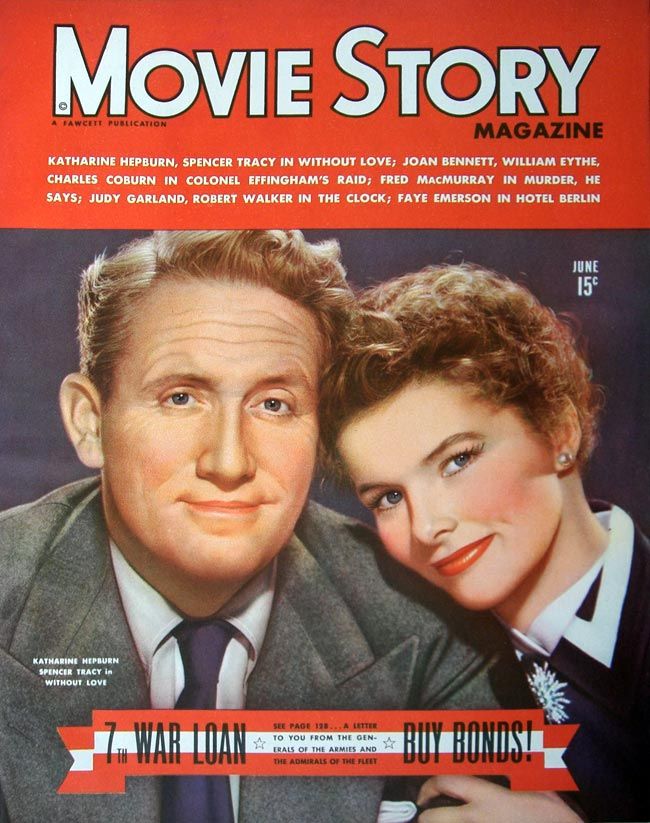 MOVIE STORY magazine side cover June 1945