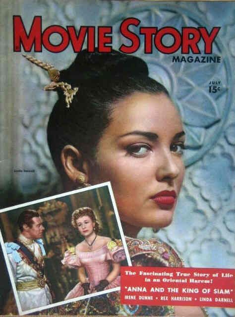 MOVIE STORY magazine side cover July 1946