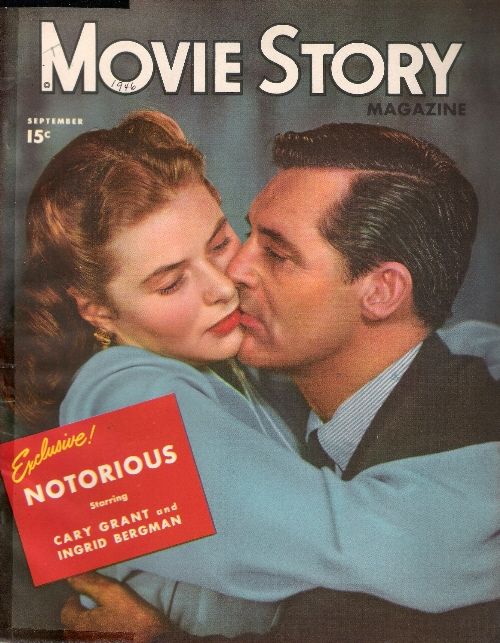MOVIE STORY magazine side cover September 1946