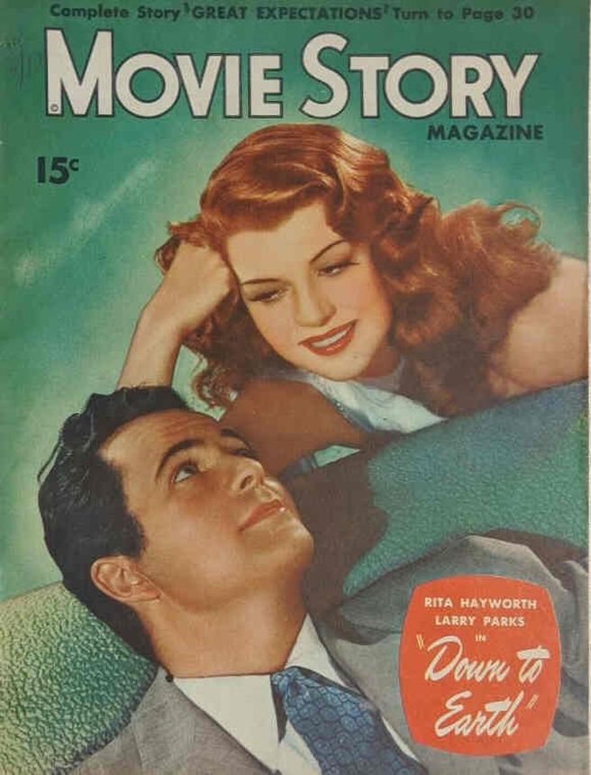 MOVIE STORY magazine side cover June 1947