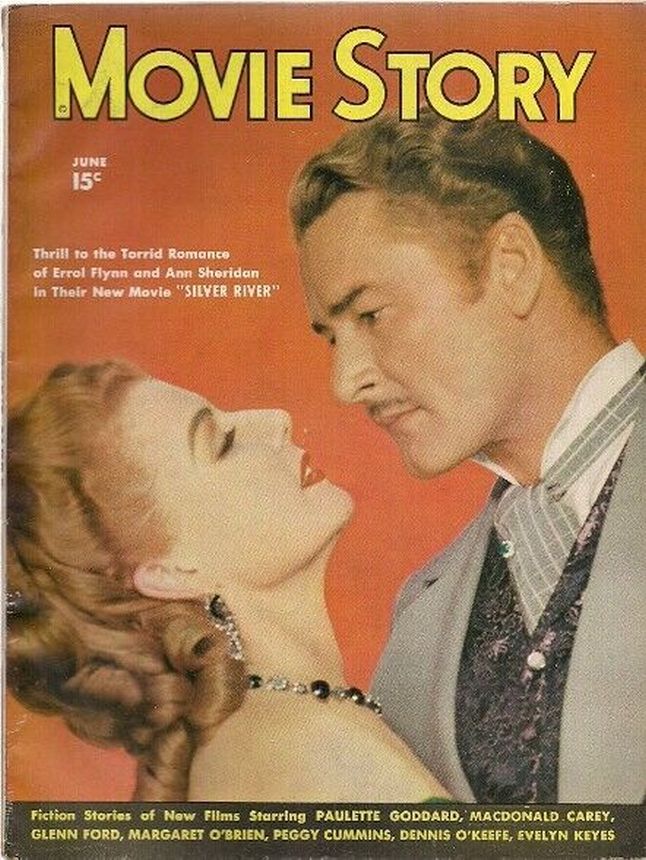 MOVIE STORY magazine side cover June 1948