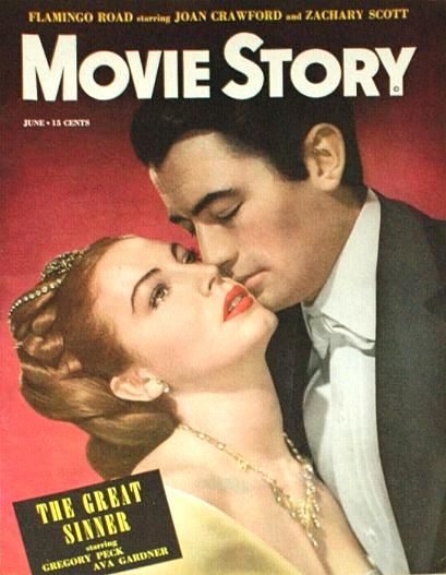 MOVIE STORY magazine side cover June 1949