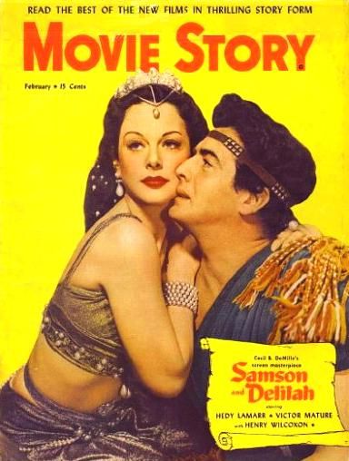 MOVIE STORY magazine side cover February 1950