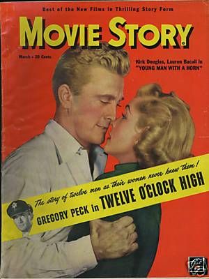 MOVIE STORY magazine side cover March 1950