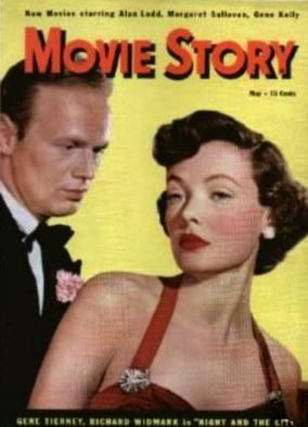 MOVIE STORY magazine side cover May 1950