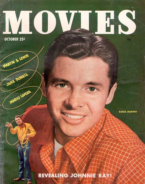 MODERN MOVIES (Ideal) magazine side cover  October 1952