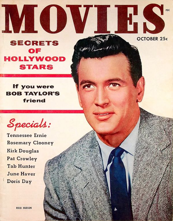 MODERN MOVIES (Ideal) magazine side cover  October 1954