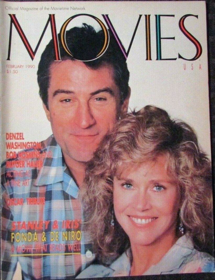 MOVIES USA magazine side cover  February 1990