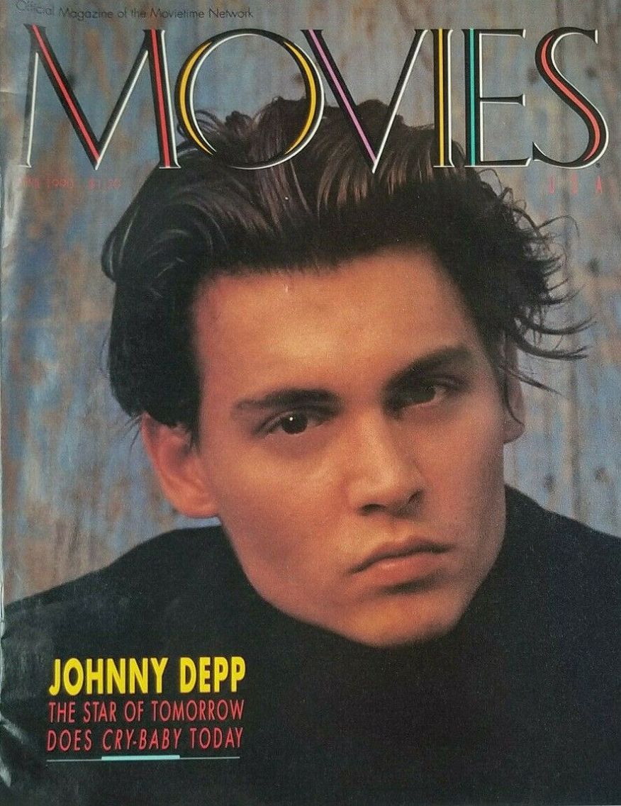 MOVIES USA magazine side cover  April 1990