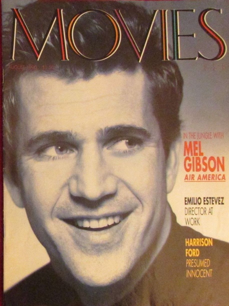 MOVIES USA magazine side cover  August 1990