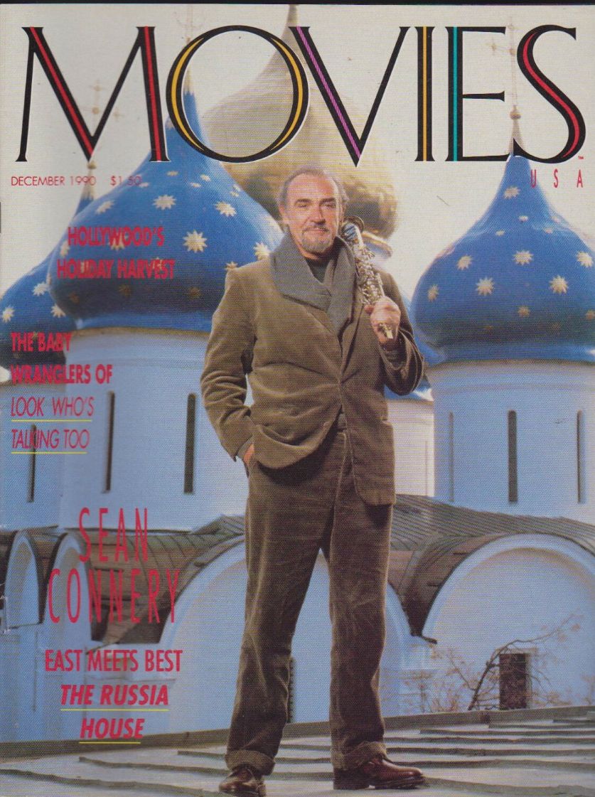 MOVIES USA magazine side cover  December 1990