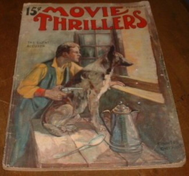 MOVIE THRILLERS magazine side cover Issue 5  February 1925