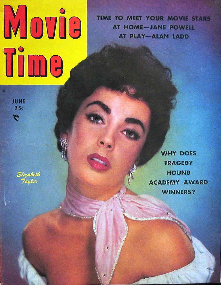 MOVIE TIME magazine side cover Issue 4 June 1952