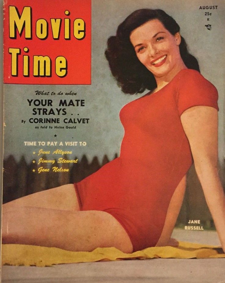 MOVIE TIME magazine side cover Issue 5 August 1952