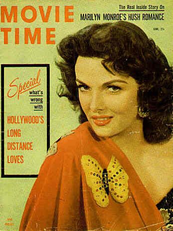 MOVIE TIME magazine side cover June 1954