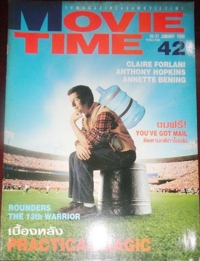 MOVIE TIME (Thai) magazine side cover Issue 42 16 January 1999
