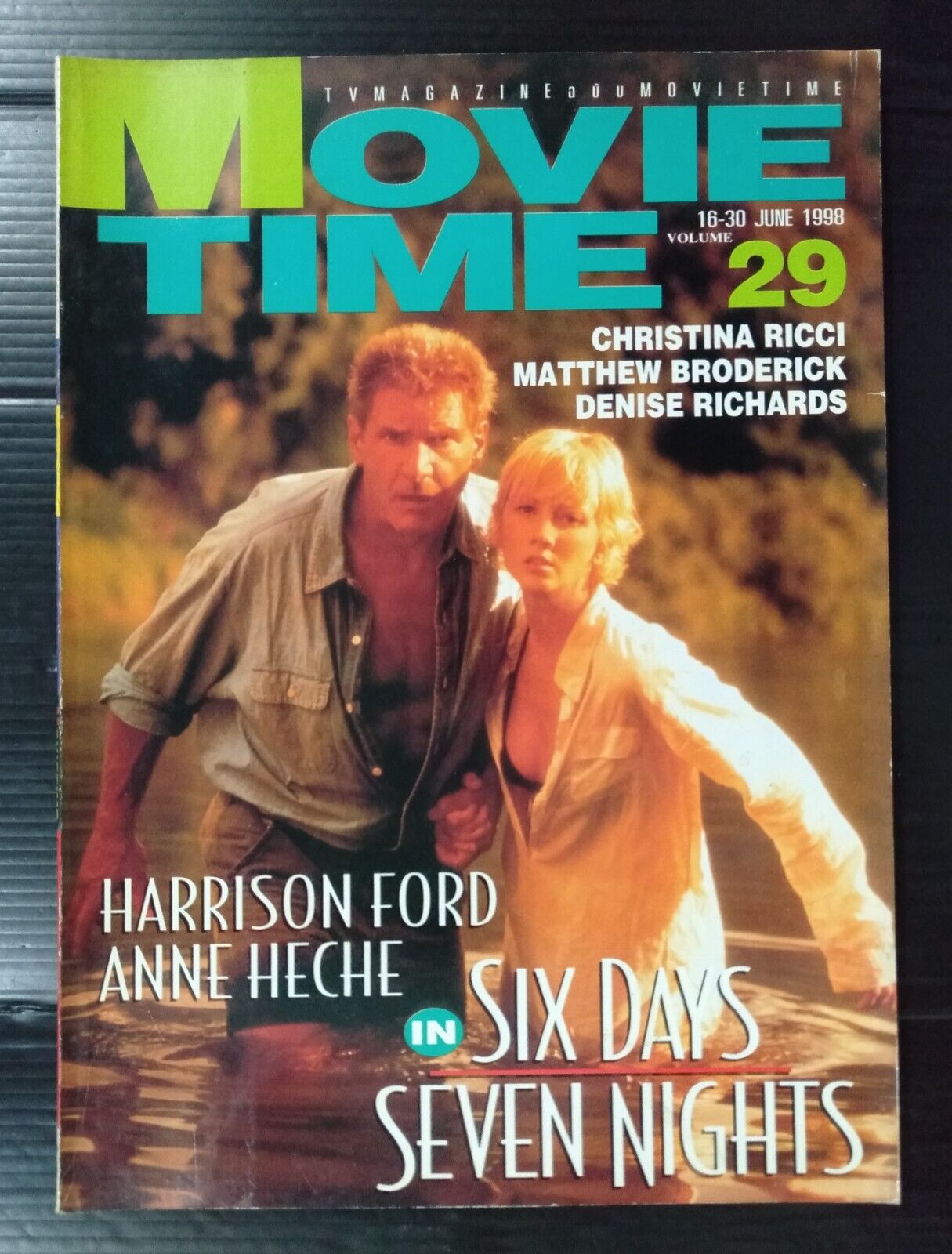 MOVIE TIME (Thai) magazine side cover Issue 29 16 June 1998