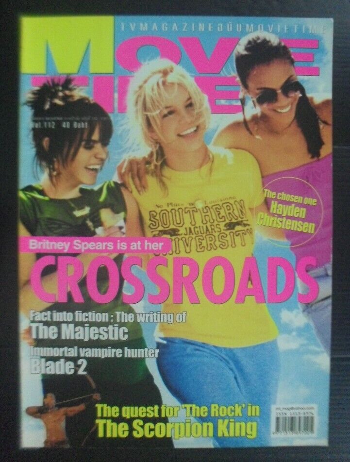 MOVIE TIME (Thai) magazine side cover Issue 112   2002