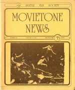 MOVIETONE NEWS magazine side cover Issue 20 January 1973